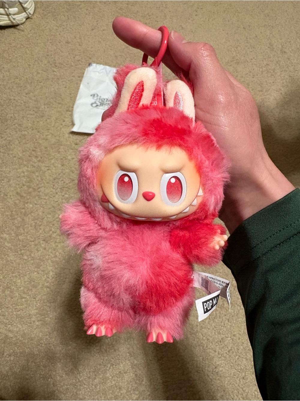 ❤️LOVE - AUTHENTIC POP MART Labubu Big Into Energy Plush Pendant
